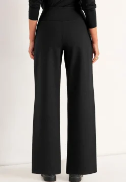 Brede Premium bukser i Punto di Roma jersey Mona