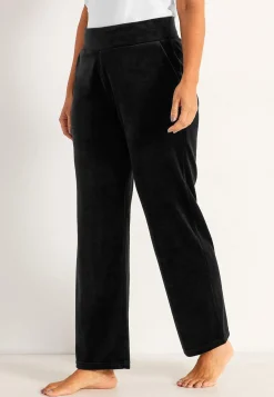 Brede velourbukser Wilma