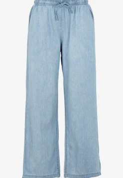 Bukser i denim med brede ben