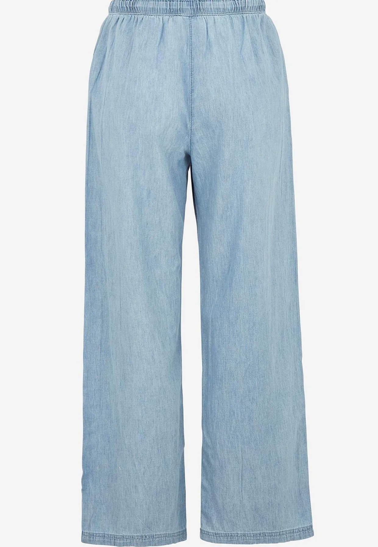 Bukser i denim med brede ben