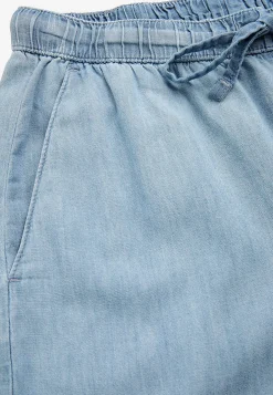 Bukser i denim med brede ben