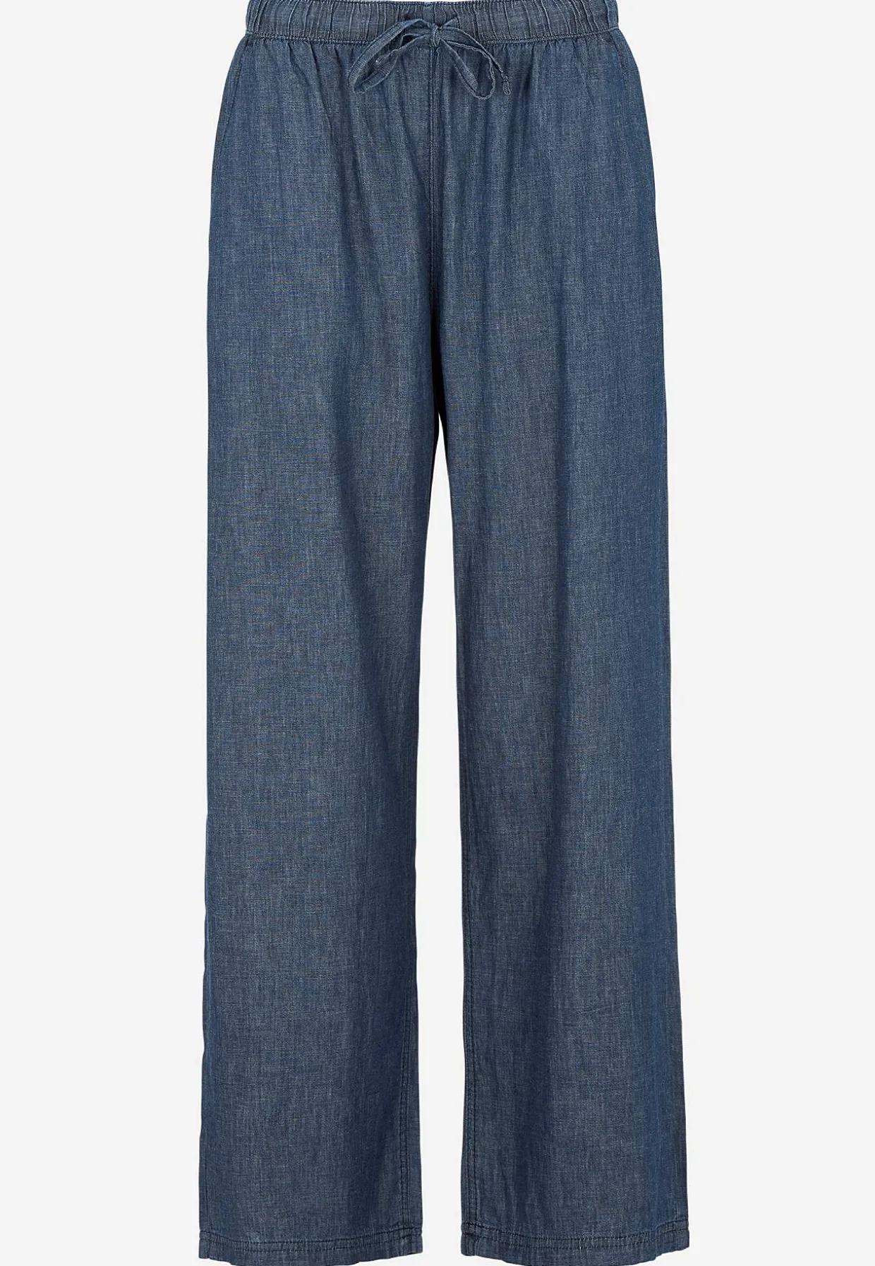 Bukser i denim med brede ben