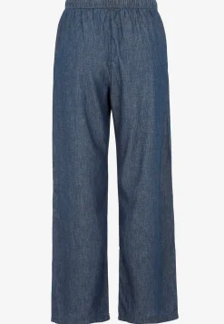 Bukser i denim med brede ben