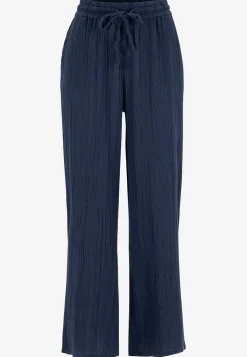 Bukser i rynket bomuld