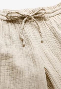 Bukser i rynket bomuld