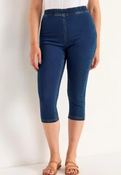 Capri leggings i denim