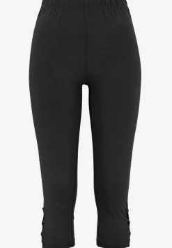 Capri leggings med dejlige detaljer 2-pack
