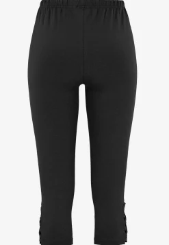 Capri leggings med dejlige detaljer 2-pack