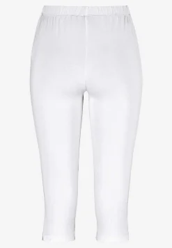 Capri leggings med sideslidser