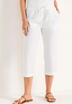 Capribukser i vasket bomuld