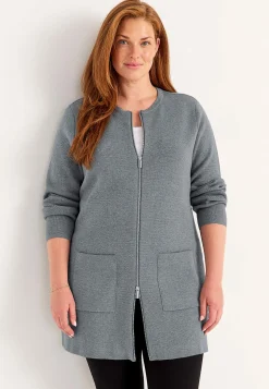 Cardigan med lynlås