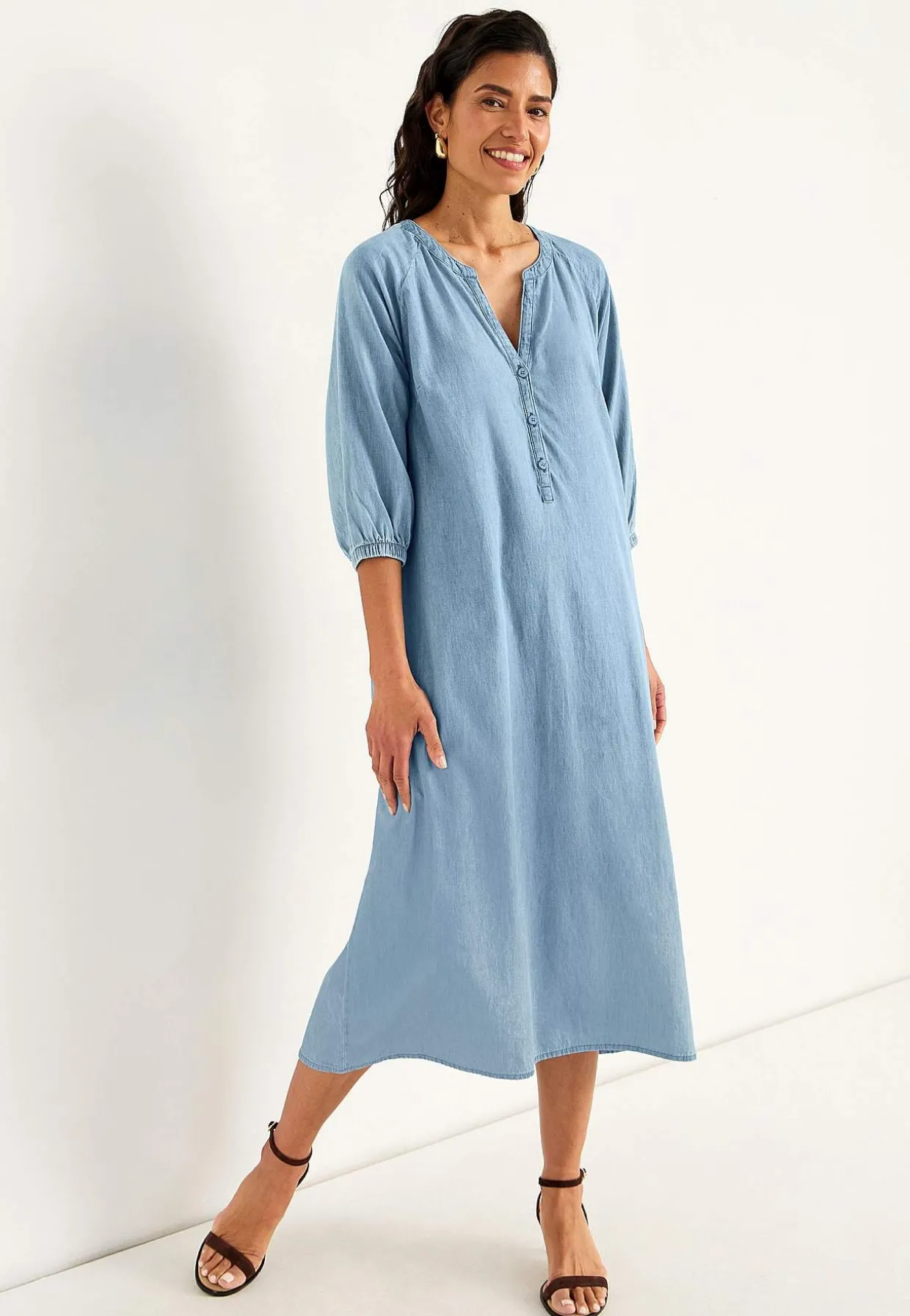 Cowboykjole med knapper