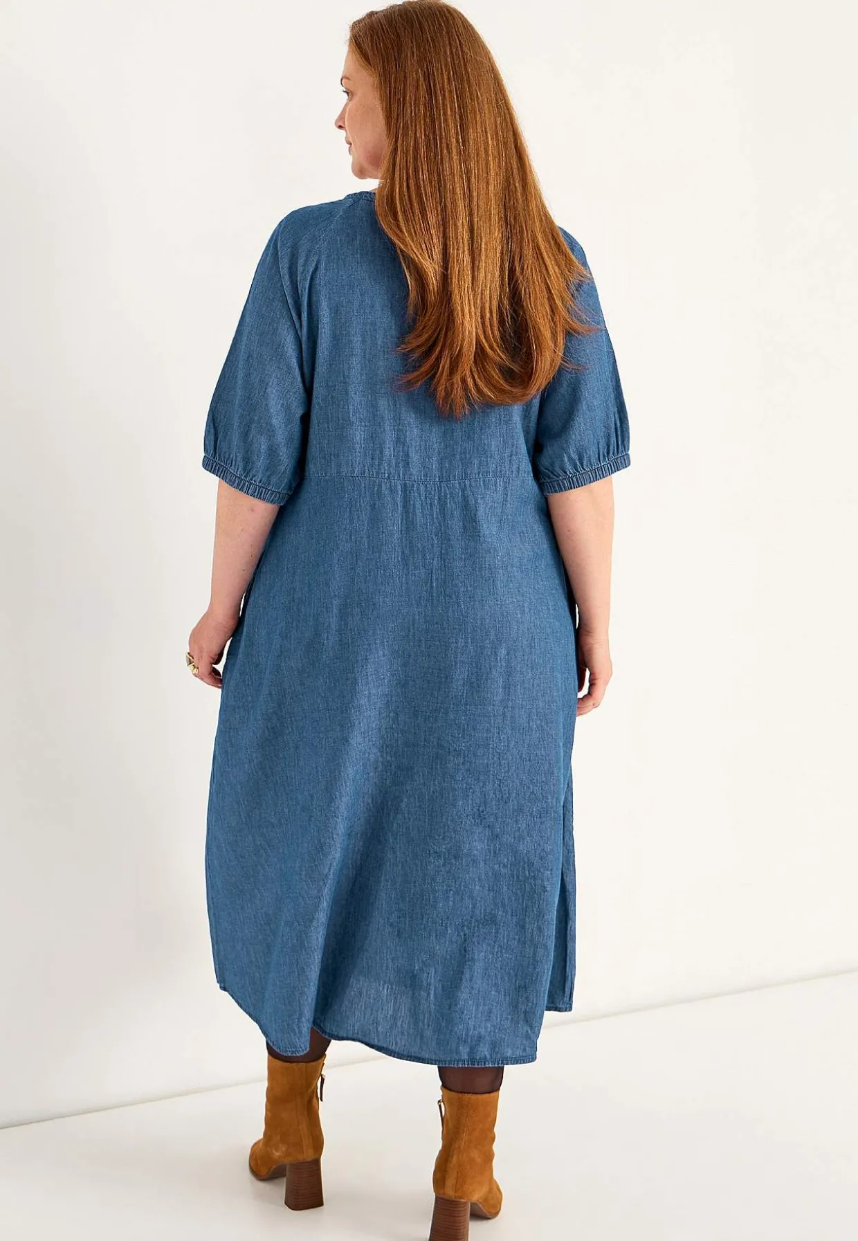 Cowboykjole med pufærmer