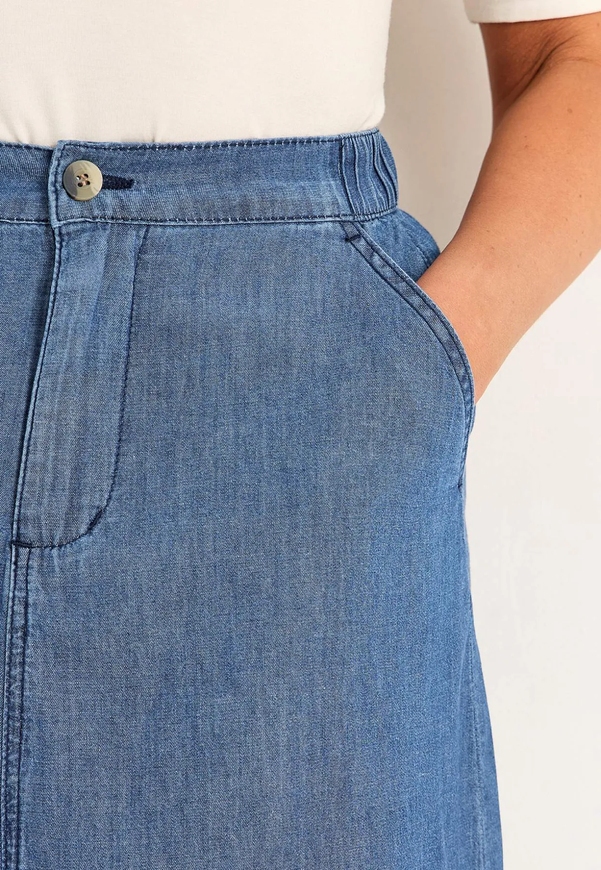 Cowboynederdel med lommer