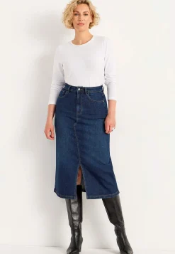 Cowboynederdel med slids foran