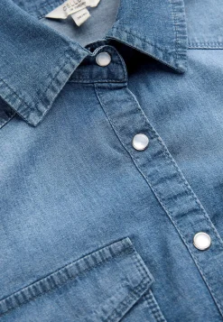 Cowboyskjorte i lidt lettere denim | Cellbes