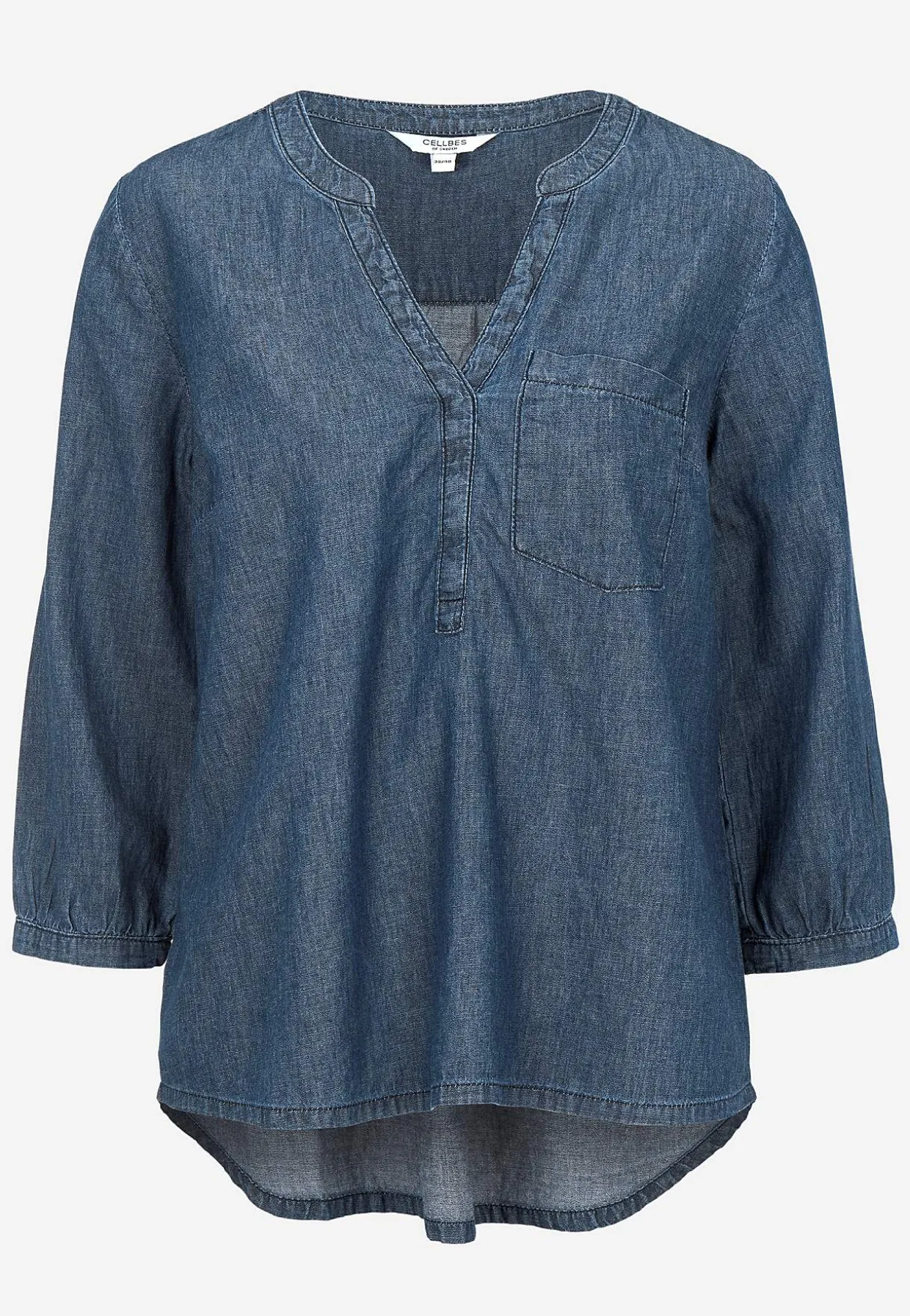 Cowboyskjorte med brystlomme