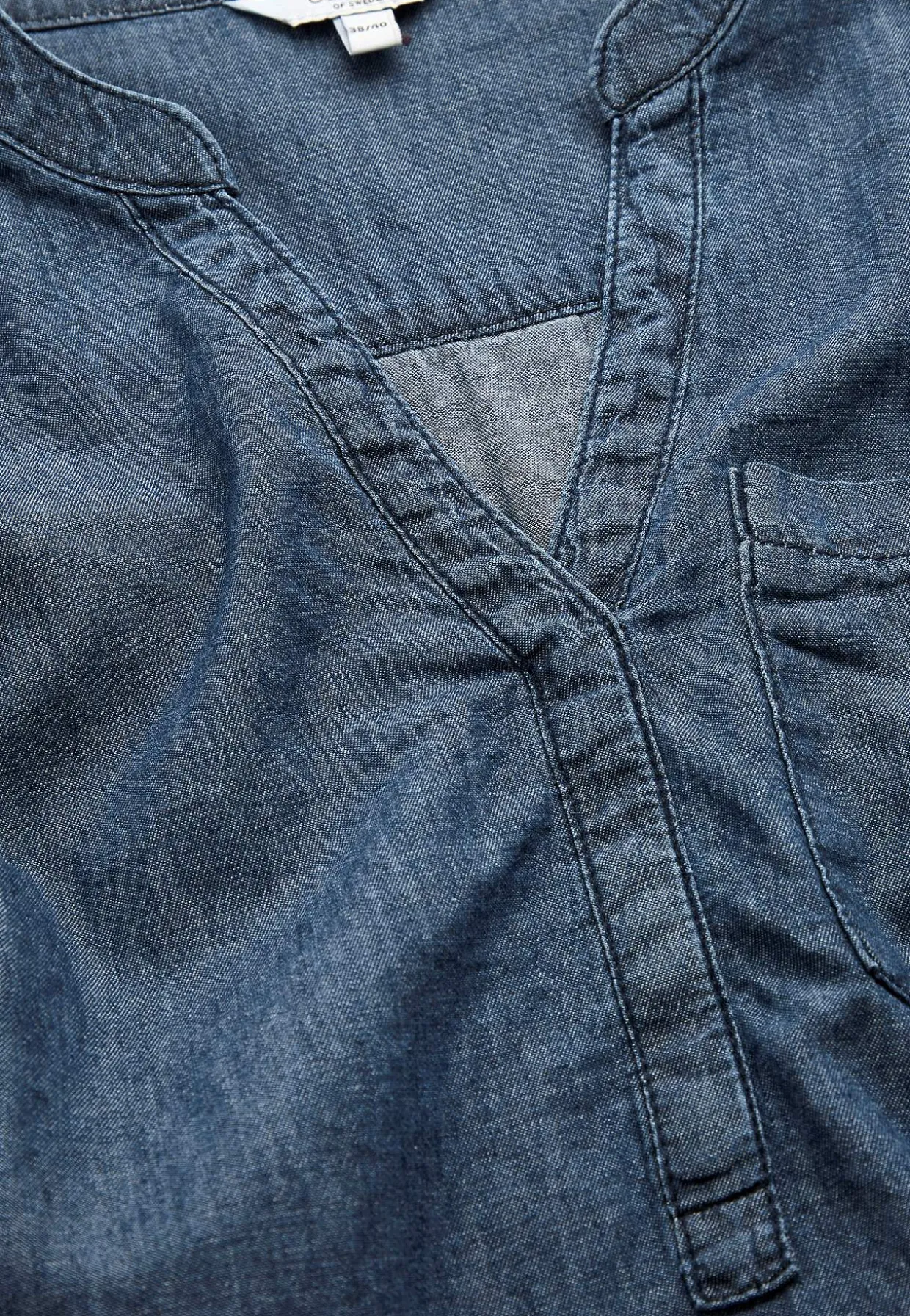 Cowboyskjorte med brystlomme