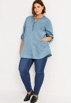 Denimtunika med lommer | Cellbes