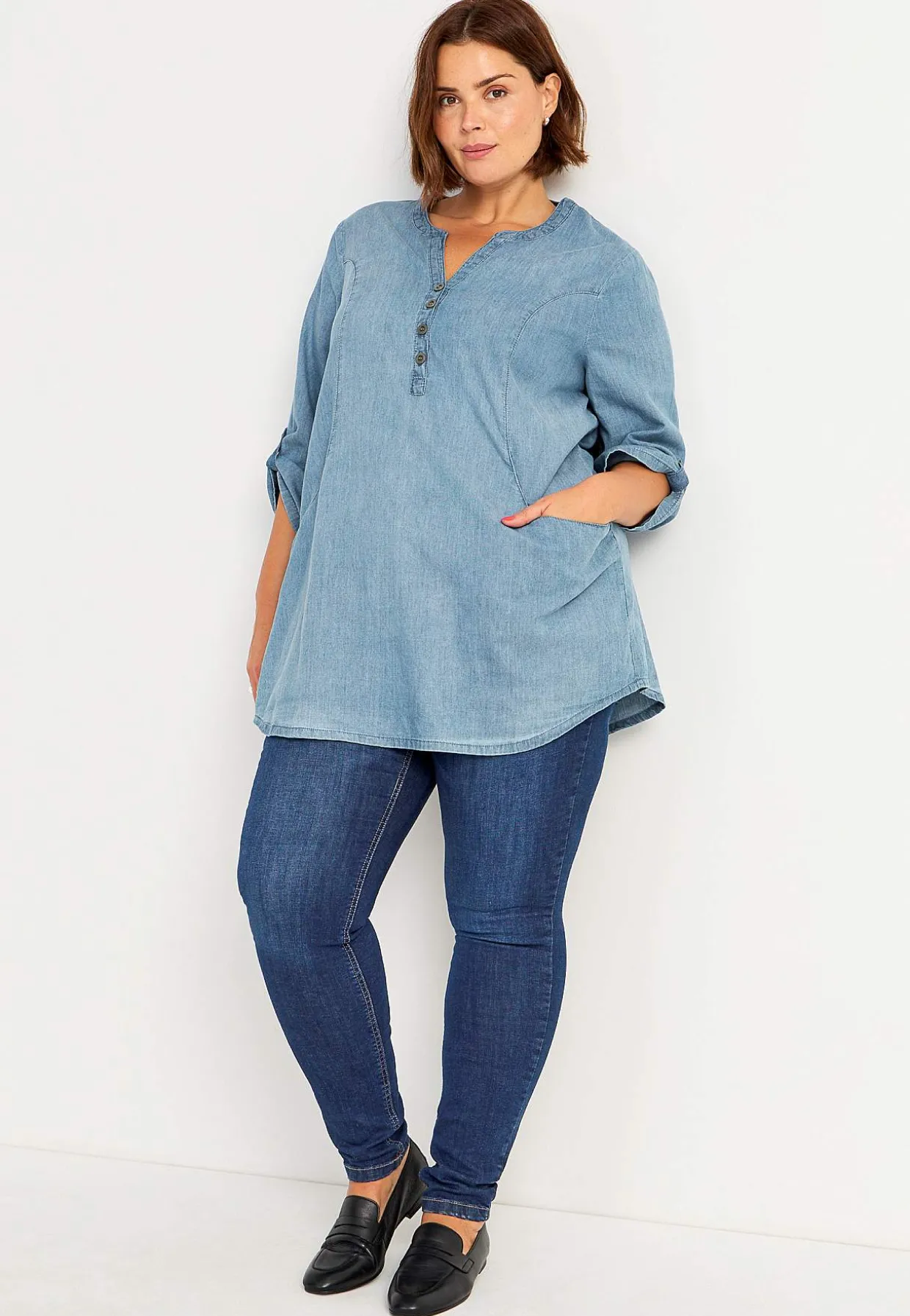 Denimtunika med lommer | Cellbes