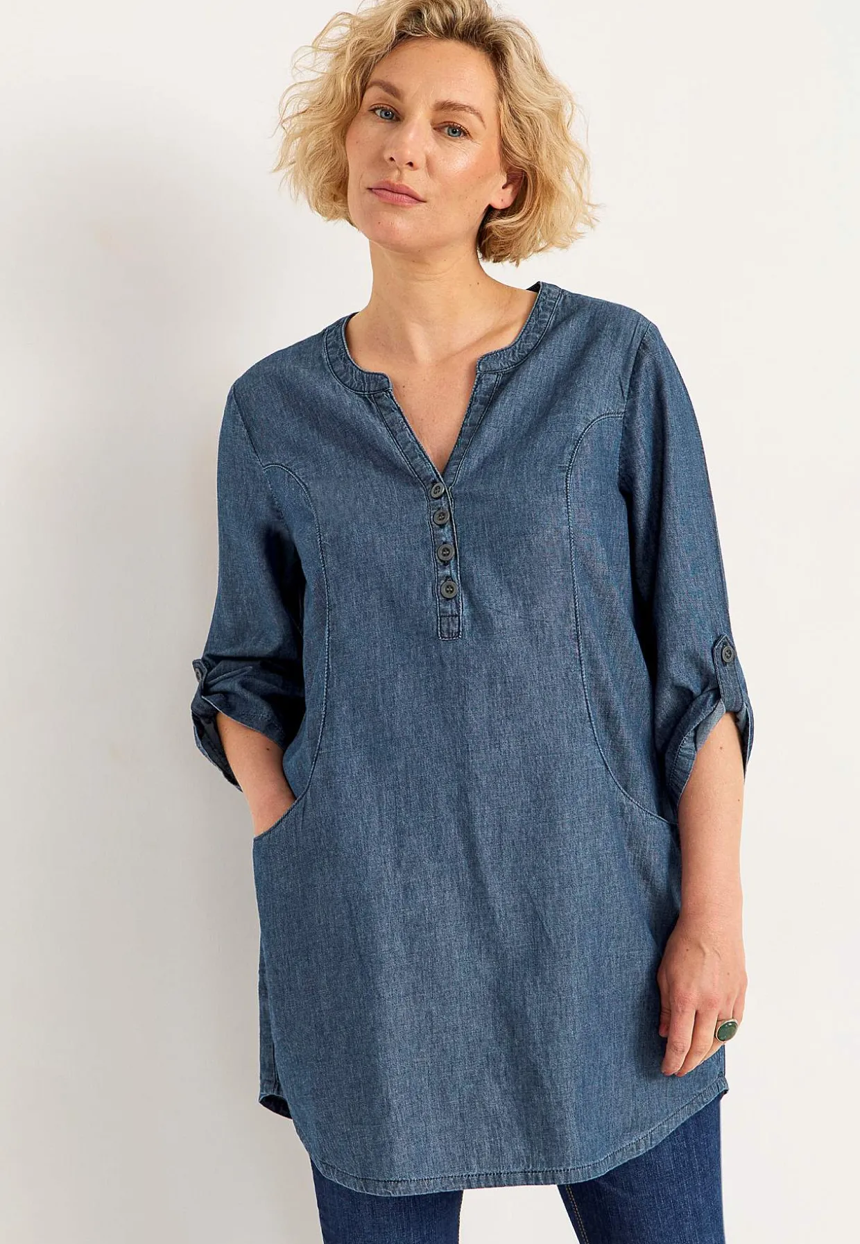 Denimtunika med lommer | Cellbes