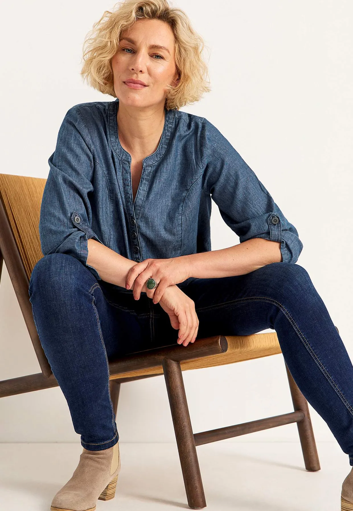 Denimtunika med lommer | Cellbes