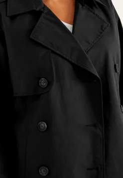 Dobbeltbrystet, kort trenchcoat | Cellbes