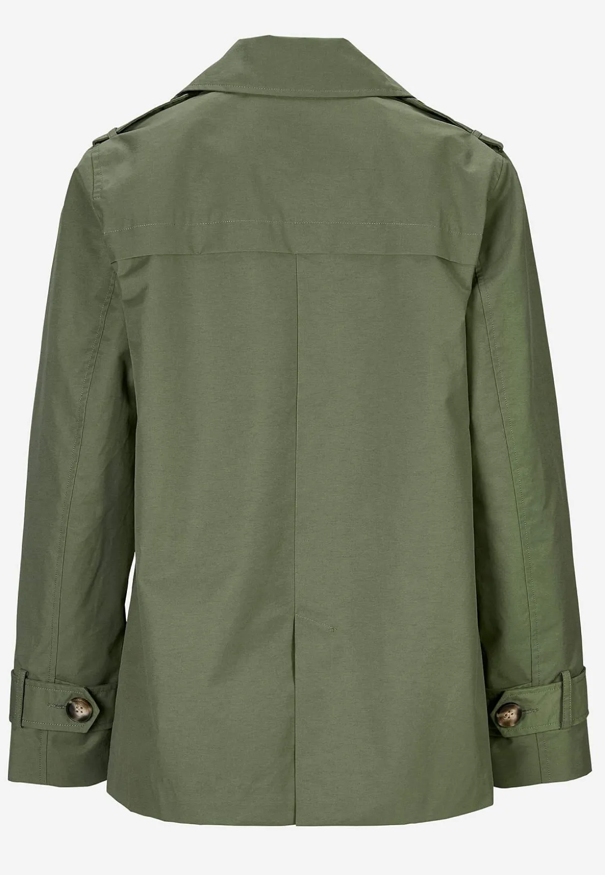 Dobbeltbrystet, kort trenchcoat | Cellbes