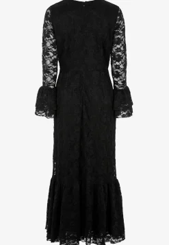 Elastisk blondekjole