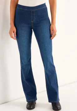 Elastisk jegging med bootcut
