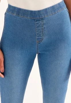 Elastisk jegging med bootcut