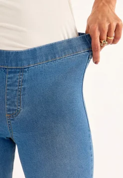 Elastisk jegging med bootcut