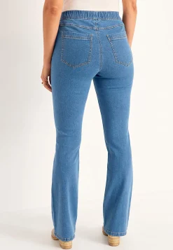 Elastisk jegging med bootcut