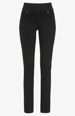 Elastisk jegging med høj elastisk talje Elin
