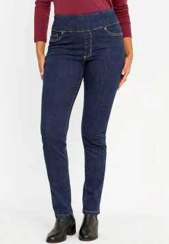 Elastisk jegging med høj elastisk talje Elin