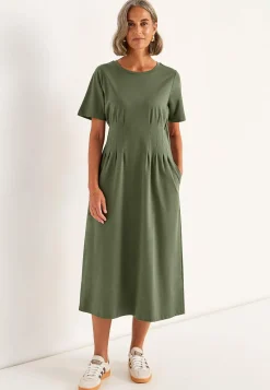 Elastisk Premium jerseykjole