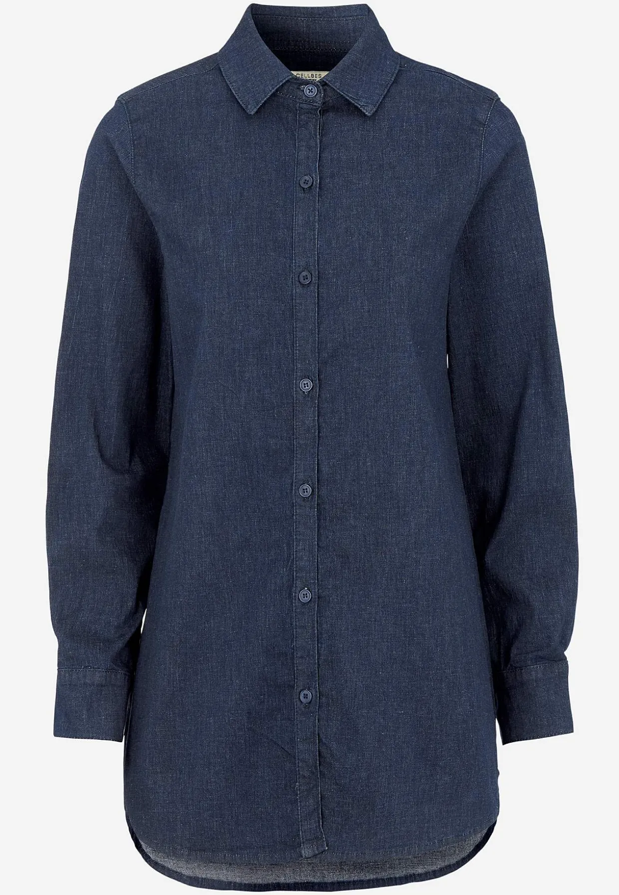 Elastisk tunika i denim