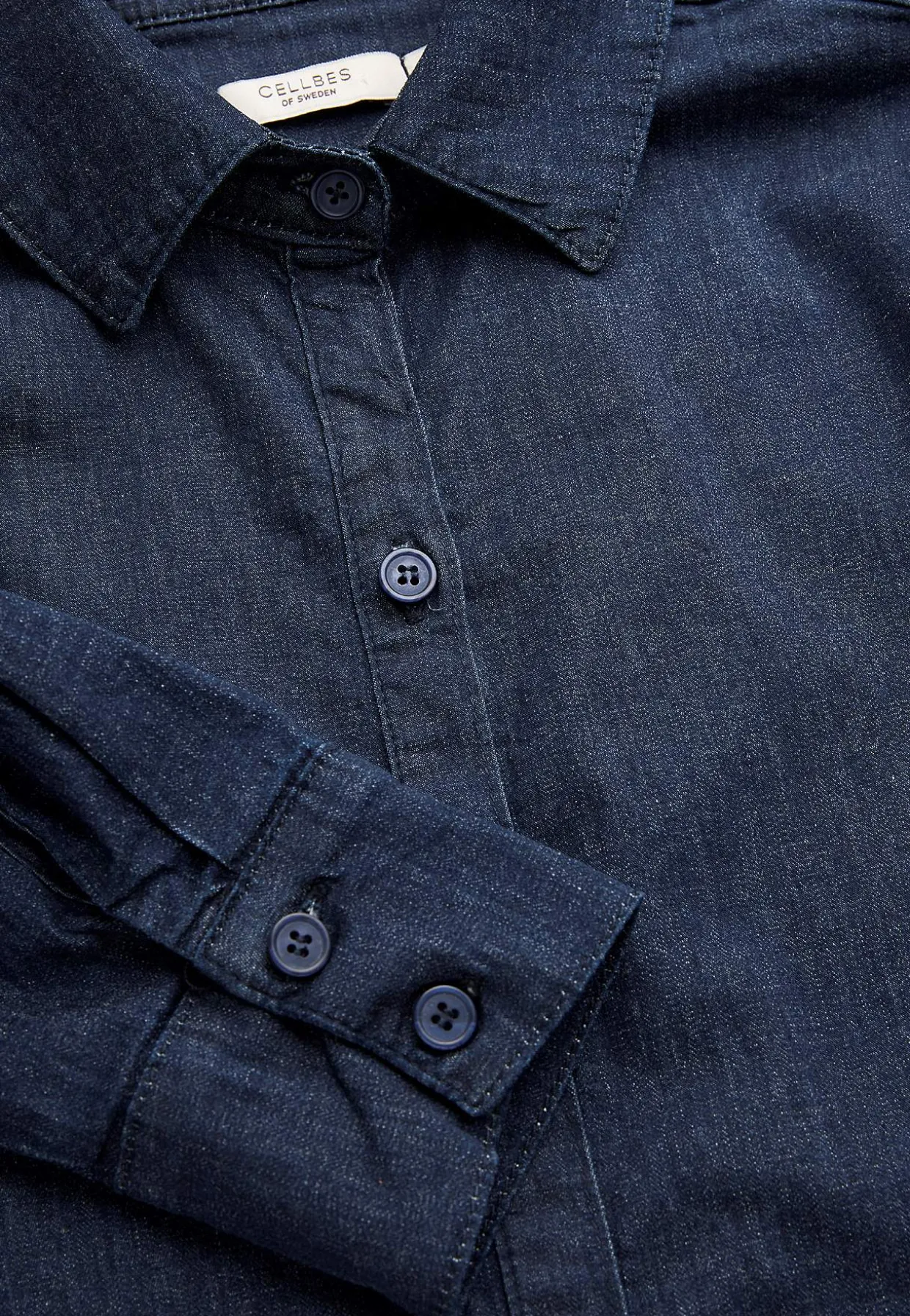 Elastisk tunika i denim