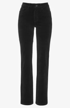 Elastiske fløjlsbukser