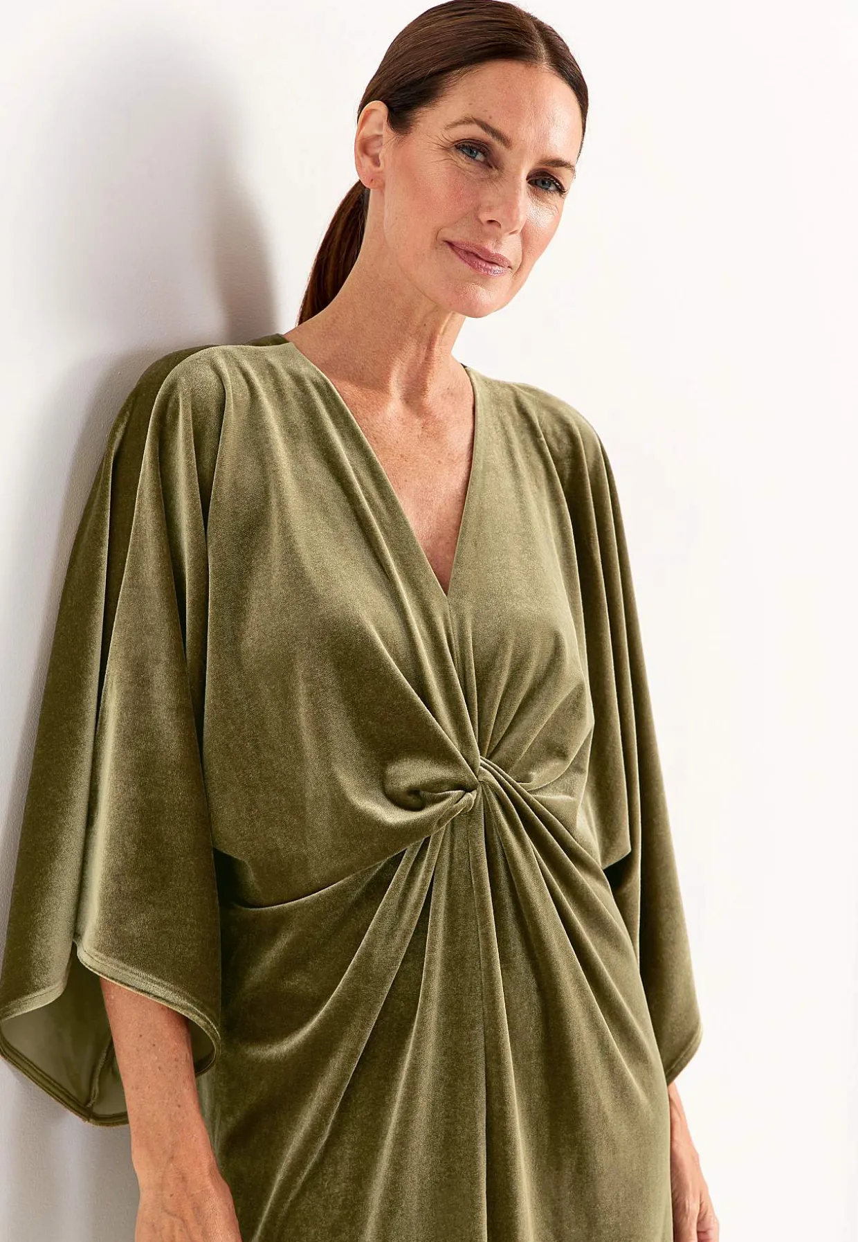 Elegant kaftankjole i velour | Cellbes