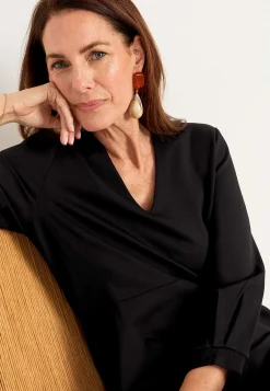 Elegant, v-udskåret jerseykjole Lisa