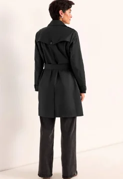 Enkeltradet trenchcoat