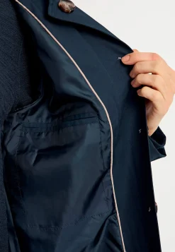 Enkeltradet trenchcoat