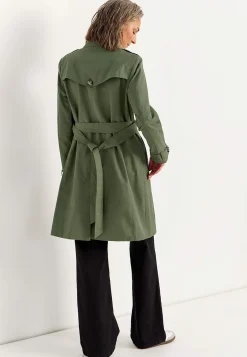 Enkeltradet trenchcoat