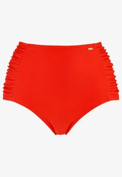 Ensfarvet bikiniunderdel med høj talje | Cellbes