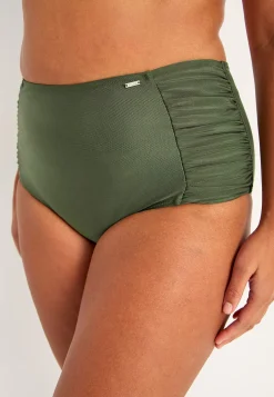 Ensfarvet bikiniunderdel med høj talje Honolulu | Cellbes