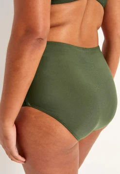 Ensfarvet bikiniunderdel med høj talje Honolulu | Cellbes