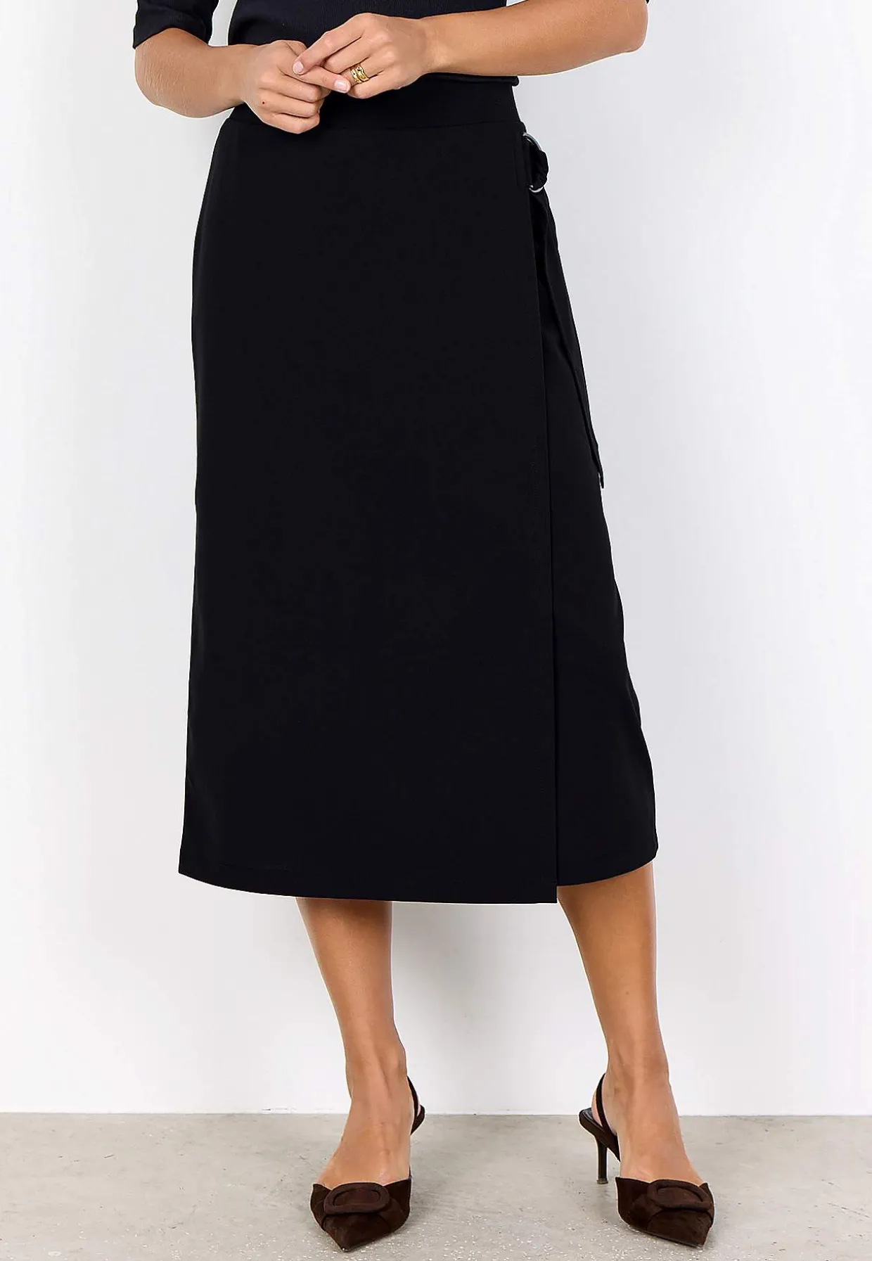 Fast slå-om nederdel