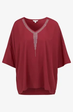 Festbluse med nittedetaljer | Cellbes