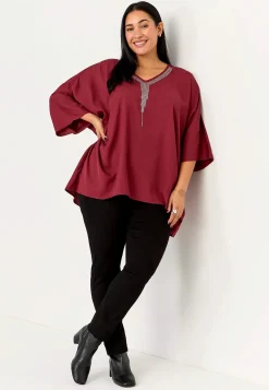 Festbluse med nittedetaljer | Cellbes